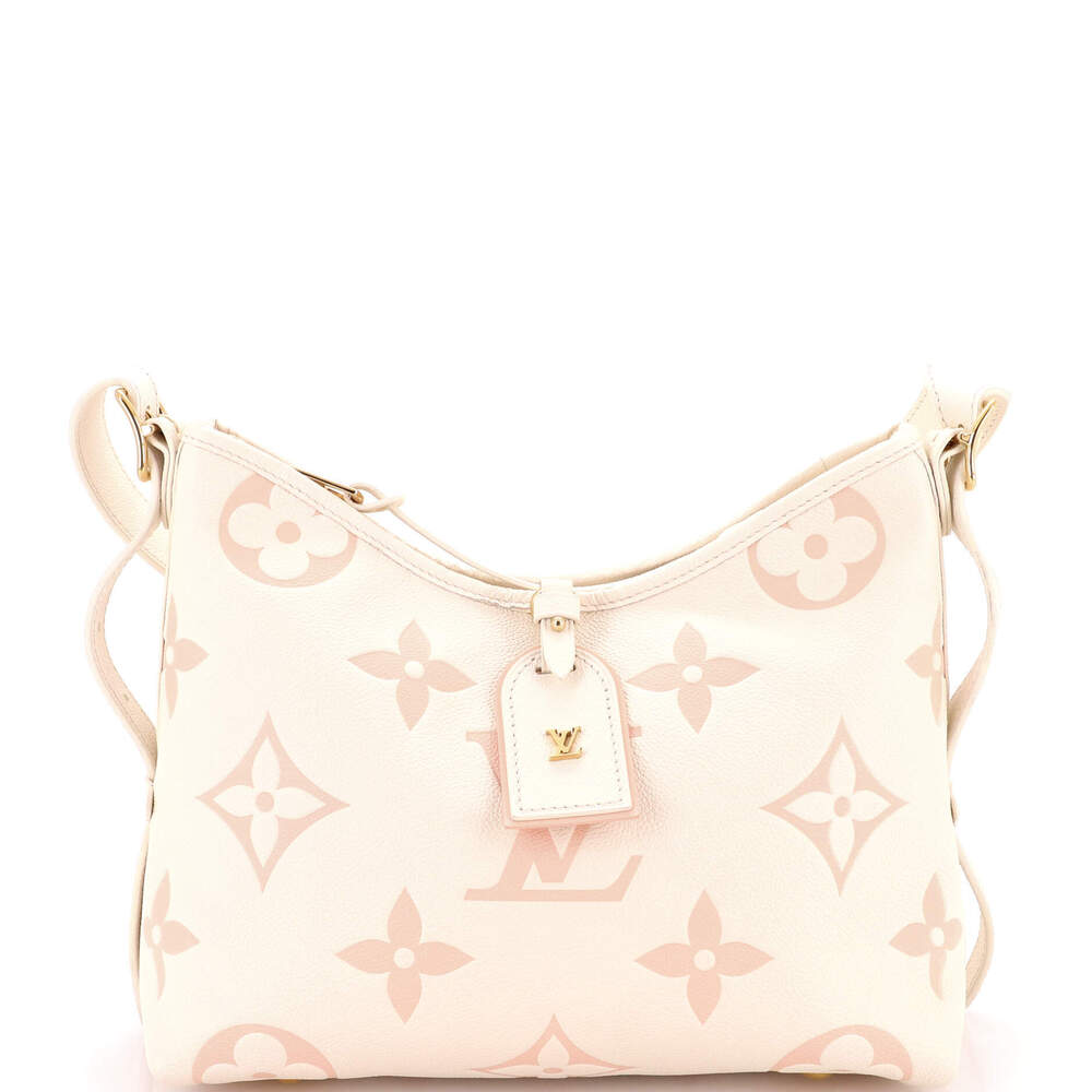 Louis Vuitton PM CarryAll Hobo Bicolor Monogram Empreinte Giant